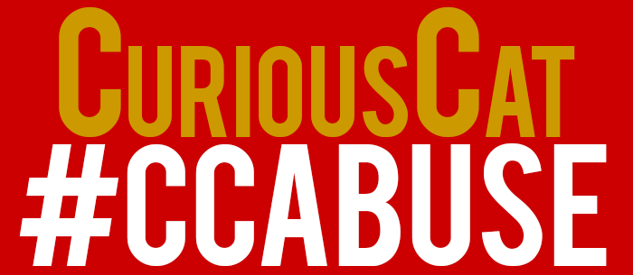 CuriousCat : menaces de mort et de viol