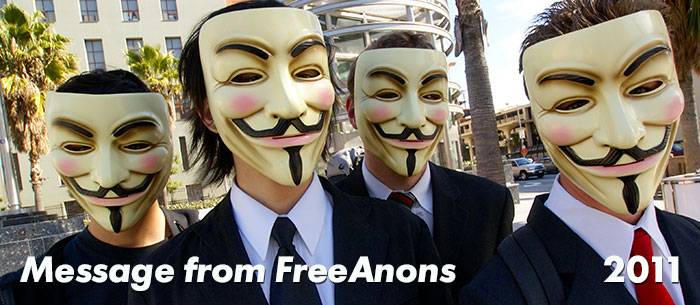 October 19, Meeting, message from #FreeAnons