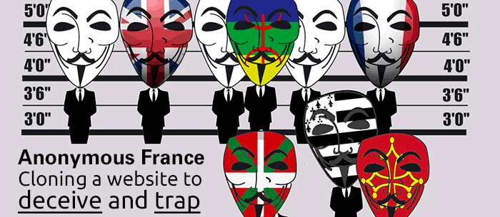 Anonymous France cloned - A sucker trap?
