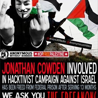 Jonathan Cowden - Free Palestine @AnonymousVideo
