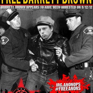 Free Barrett Brown / Arrest @AnonymousVideo