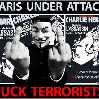 Anonymous #CharlieHebdo @AnonymousVideo