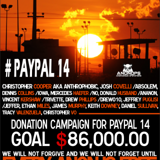Donation Campaign for PayPal14 @AnonymousVideo