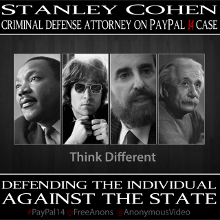Stanley Cohen / Think Different @AnonymousVideo